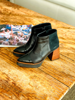 Imagen de Bota Britney Negro Charol Nobuck