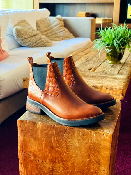 Imagen de Bota Sanz Whisky Croco
