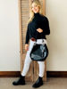 Imagen de Cartera Monaco Negro Lagarto Total