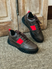 Imagen de Sneaker Presley Chocolate Y Rojo
