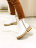 Imagen de Bota Lavinia Blanco y Arena