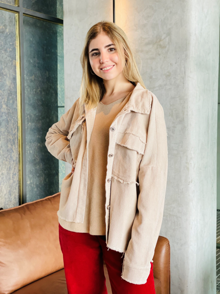 Imagen de Camisa Marvin Beige Pana