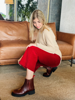 Imagen de Bota Timberlake Choco Y Rojo