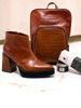 Imagen de Mochila Bouman Whisky Croco