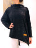 Imagen de Poleron Chenille Negro