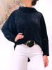 Imagen de Poleron Chenille Negro
