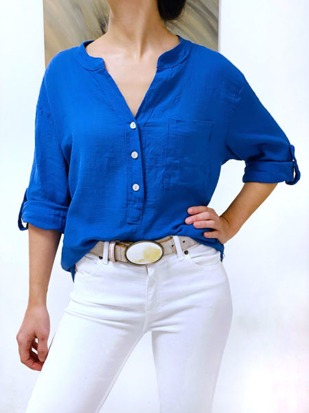 Imagen de Blusa Dion Azul Francia