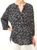Imagen de Blusa Dion Estampada Negro y Blanco