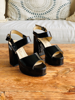 Imagen de Sandalia Chelsea Negro Charol