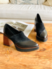Imagen de Zapato Comte Negro Nobuck Charol