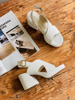Imagen de Sandalia Pearson Off White Charol