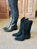 Imagen de Bota Texana Cefalu Negro Milano