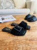 Imagen de Sandalia Ibiza Negro Nobuck