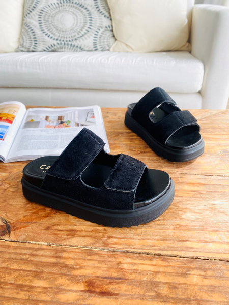 Imagen de Sandalia Mallorca Negro Nobuck
