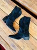 Imagen de Bota Texana Cefalu Negro Nobuck