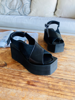 Imagen de Sandalia Bullock Negro Nobuck Milano