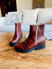 Imagen de Bota Lavinia Chocolate y Natural