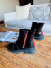 Imagen de Bota Lavinia Negro y Rojo