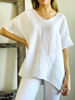 Imagen de Blusa Marona Blanco