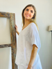 Imagen de Blusa Marona Blanco
