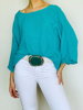 Imagen de Blusa Doha Turquesa