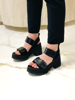 Imagen de Sandalia Brucia Negro Nobuck