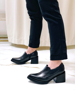 Imagen de Zapato Creta Negro Milano Taco Negro