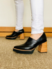 Imagen de Zapato Comte Negro Lagarto