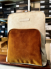 Imagen de Mochila Bouman XL Blanco Craquelado y Whisky