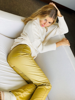 Imagen de Pantalon Metalizado Dorado