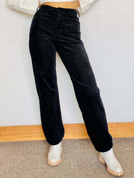 Imagen de Pantalon Otto Negro Pana