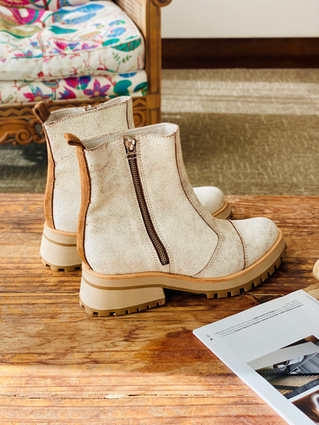 Imagen de Bota Lavinia Blanco Craquelado