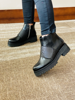Imagen de Bota Sandor Negro Milano Lagarto