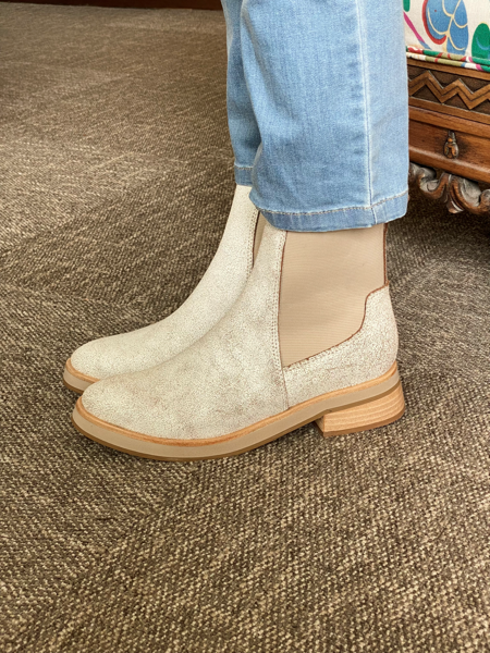 Imagen de Bota Lannister Blanco Craquelado