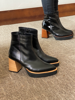 Imagen de Bota Lyanna Negro Lagarto