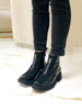 Imagen de Bota Stark Negro Charol Nobuck