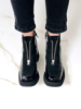 Imagen de Bota Stark Negro Charol Nobuck