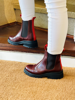 Imagen de Bota Hodor Chocolate y Rojo