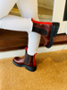 Imagen de Bota Hodor Chocolate y Rojo