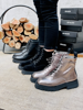 Imagen de Bota Davos Negro Nobuck