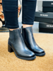 Imagen de Bota Streisand Negro Nobuck
