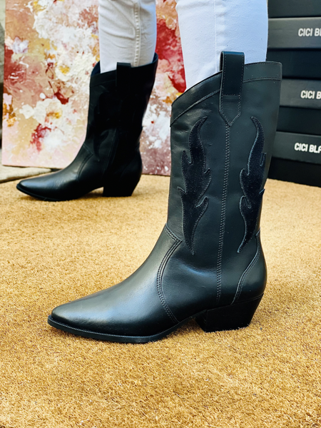 Imagen de Bota Texana Renly Negro