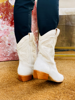 Imagen de Bota Texana Luwin Off White