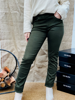 Imagen de Pantalon Madrid Verde Oscuro Con Bolsillos