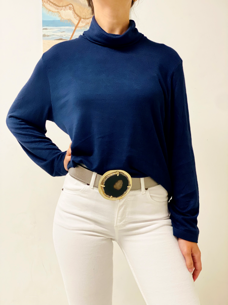 Imagen de Polera Borg Azul Marino