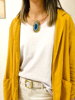 Imagen de Collar de Piedra Ancona Azul