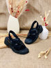 Imagen de Sandalia Palermo Negro Charol