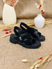 Imagen de Sandalia Palermo Negro Charol