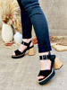 Imagen de Sandalia Verona Negro Nobuck Milano