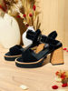 Imagen de Sandalia Verona Negro Nobuck Milano